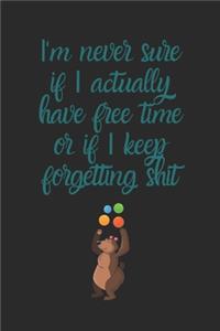I'm Never Sure If I Actually Have Free Time or If I Keep Forgetting Shit