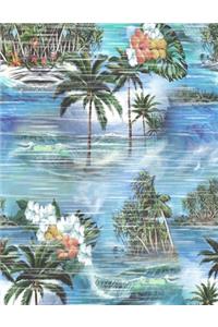 Vintage Hawaiian Graphic Notebook