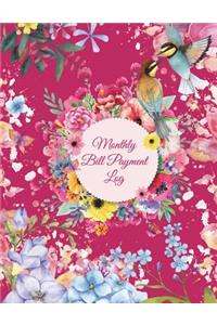 Monthly Bill Payment Log