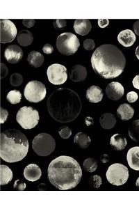 Black Watercolor Bubble Notebook