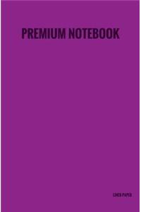 Premium Notebook - Lined Paper