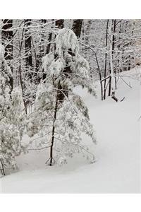 Pretty Winter Scenic School Composition Book 130 Pages