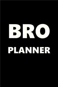 2019 Daily Planner For Men Bro Planner White Font Black Design 384 Pages