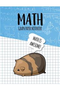 Math Graph Paper Notebook