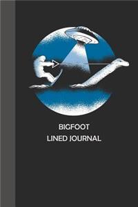 Bigfoot Lined Journal