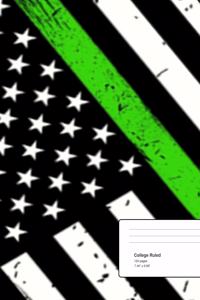 Thin Green Line Composition Notebook