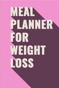 Meal Planner for Weight Loss
