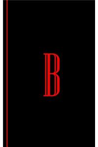 Monogram Letter B Journal