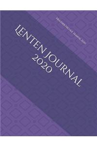 Lenten Journal 2020