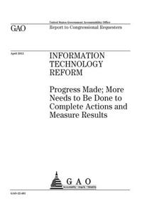 Information technology reform