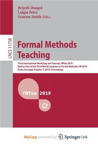 Formal Methods Teaching