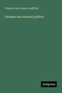 Examen des revenus publics