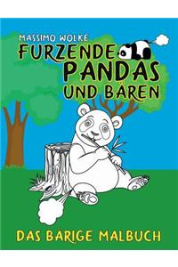 Furzende Pandas und Bären - Das bärige Malbuch