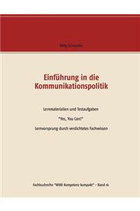 Einführung in die Kommunikationspolitik