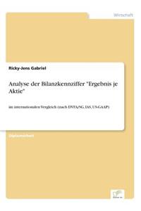 Analyse der Bilanzkennziffer 