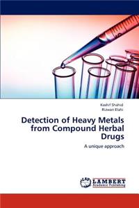 Detection of Heavy Metals from Compound Herbal Drugs