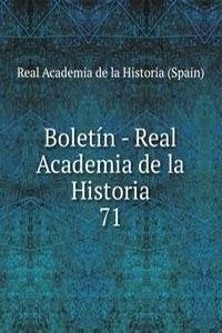 Boletin - Real Academia de la Historia