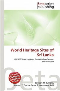 World Heritage Sites of Sri Lanka