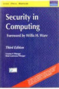 Security In Computing, 3Rd Edition
