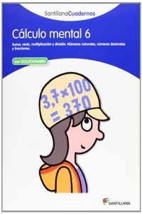 CALCULO MENTAL 6 SANTILLANA CUADERNOS