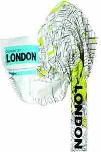 London Crumpled City Map