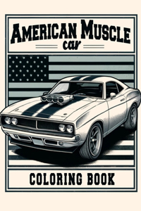 American Muscle Car Coloring book