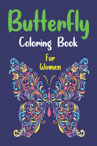 Butterfly Coloring Book For Women