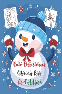 Cute Christmas Coloring Book for Toddlers