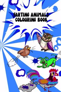 Farting Animals Colouring Book