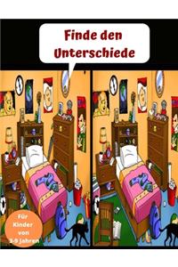 Finde den Unterschiede Für Kinder von 3-9 Jahren