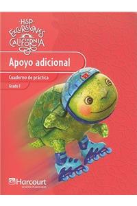 Harcourt School Publishers Excursiones: Extra Support Practice Book Student Edition Grade 1