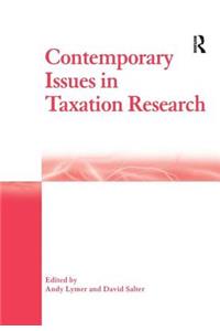 Contemporary Issues in Taxation Research