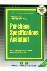 Purchase Specifications Assistant
