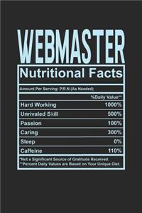 Webmaster Nutritional Facts