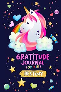 Gratitude Journal for Kids Destiny