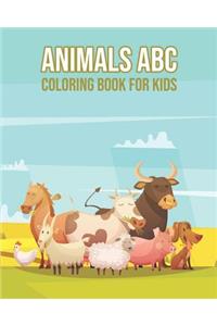 Animals ABC Coloring Book For Kids