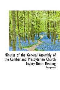 Minutes of the General Assembly of the Cumberland Presbyterian Church Eighty-Ninth Meeting