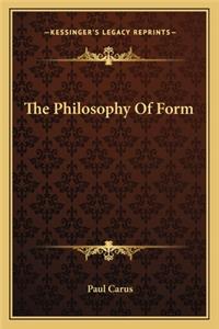 Philosophy of Form