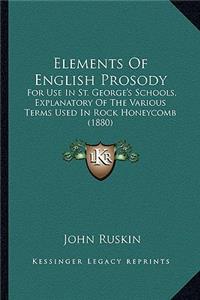 Elements of English Prosody