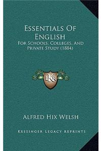 Essentials of English