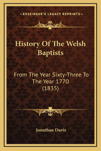History Of The Welsh Baptists