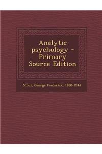 Analytic Psychology