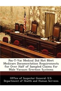 Pos-T-Vac Medical Did Not Meet Medicare Documentation Requirements for Over Half of Sampled Claims for Male Vacuum Erection Systems
