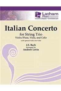 Italian Concerto for Violin/Flute, Viola and Cello