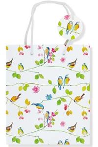 DLX Gift Bag Watercolor Birds