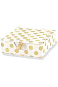 Gold Dots Desk Notes (Note Pad)