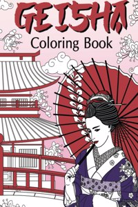 Geisha Coloring Book