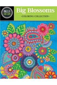 Hello Angel Big Beautiful Blossoms Coloring Collection