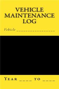 Vehicle Maintenance Log