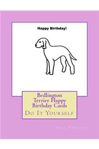 Bedlington Terrier Happy Birthday Cards